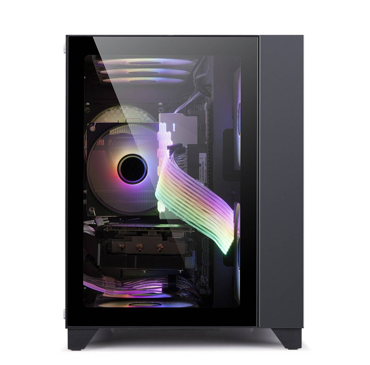 GABINETE GAMER GAME FACTOR CSG570 mATX FISHTANK - DOBLE CRISTAL, USB 3.0, S/FTE, NEGRO GABINETE GAMER GAME FACTOR CSG570 mATX FISHTANK - DOBLE CRISTAL, USB 3.0, S/FTE, NEGRO